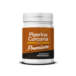 Piperina e Curcuma Zenzero e Limone Premium